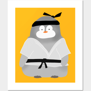 Karate Penguin Posters and Art